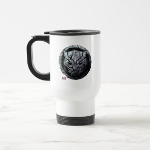 Avengers Classics Black Panther Stone Emblem Travel Mug