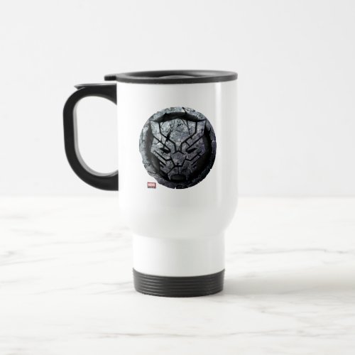 Avengers Classics  Black Panther Stone Emblem Travel Mug