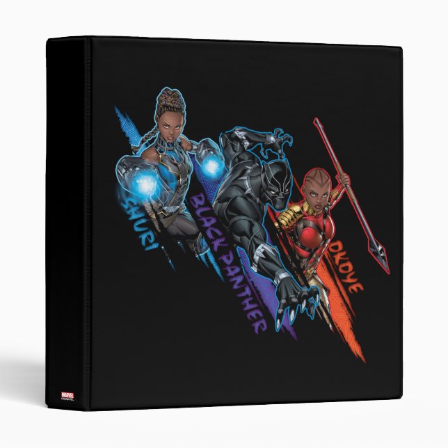 Avengers Classics | Black Panther Team Up 3 Ring Binder (Front/Spine)