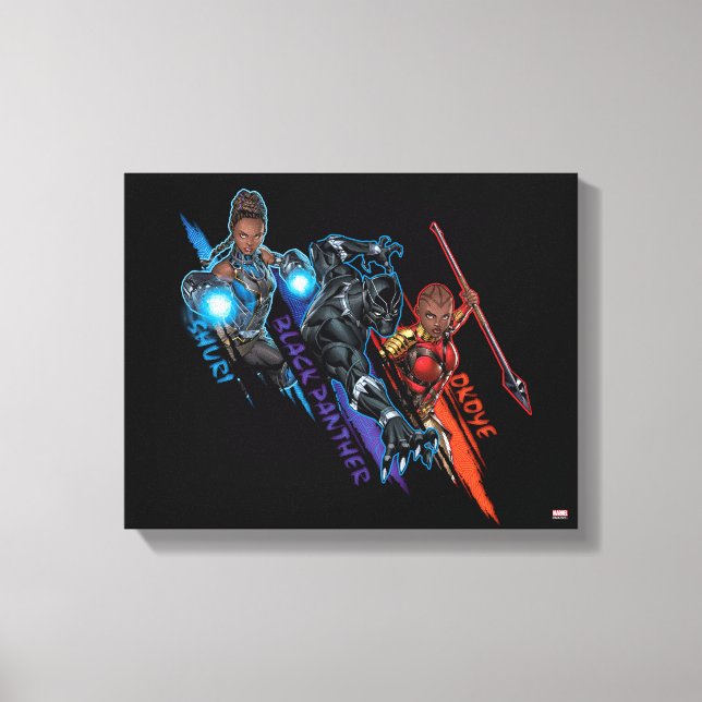 Avengers Classics | Black Panther Team Up Canvas Print (Front)