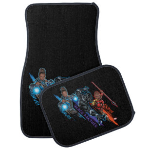 Avengers Classics Black Panther Team Up Car Floor Mat