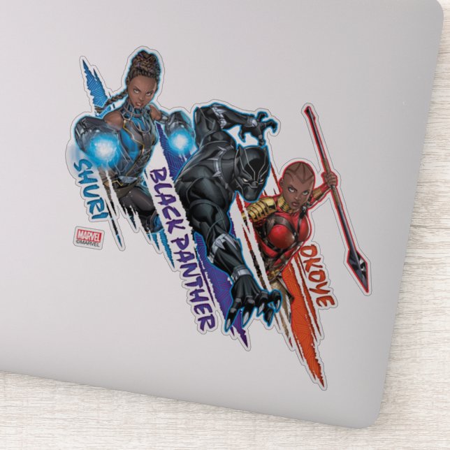Avengers Classics | Black Panther Team Up Sticker (Detail)