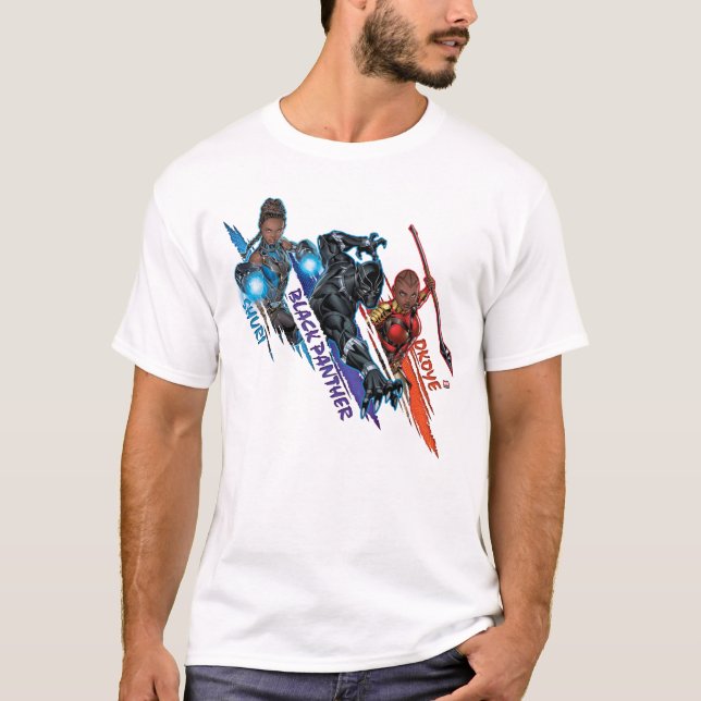 Avengers Classics | Black Panther Team Up T-Shirt (Front)