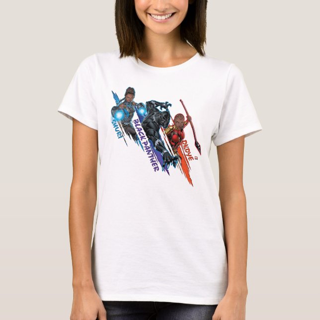 Avengers Classics | Black Panther Team Up T-Shirt (Front)