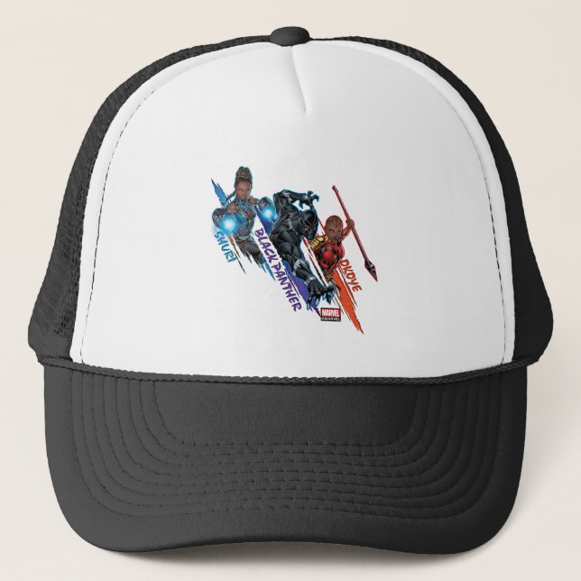 Avengers Classics | Black Panther Team Up Trucker Hat (Front)