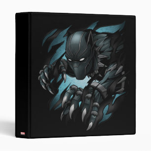 Avengers Classics   Black Panther Tearing Through 3 Ring Binder