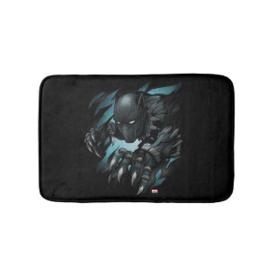 Avengers Classics Black Panther Tearing Through Bath Mat