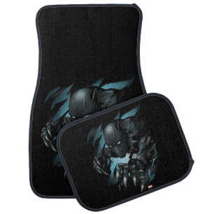 Avengers Classics Black Panther Tearing Through Car Floor Mat