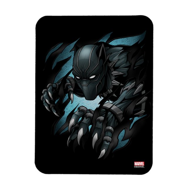 Avengers Classics | Black Panther Tearing Through Magnet (Vertical)