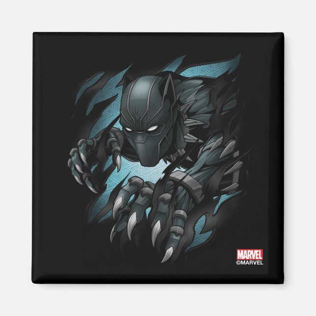 Avengers Classics | Black Panther Tearing Through Magnet (Front)