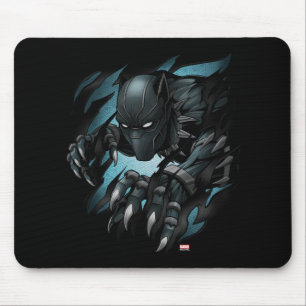 Avengers Classics   Black Panther Tearing Through Mouse Pad