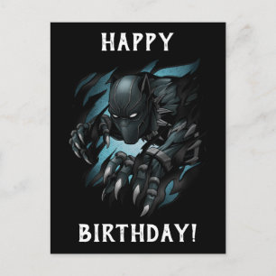 Avengers Classics Black Panther Tearing Through Postcard