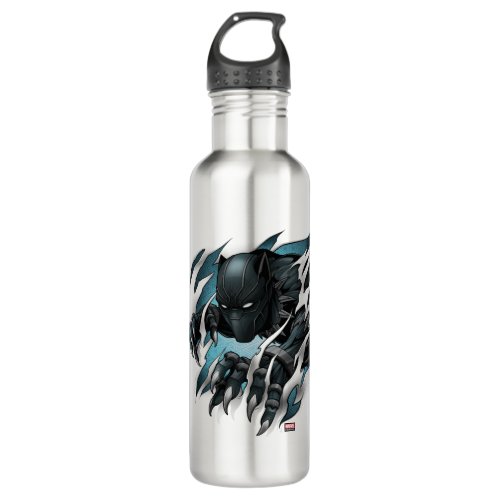 Avengers Classics  Black Panther Tearing Through Stainless Steel Water Bottle