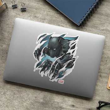 Avengers Classics | Black Panther Tearing Through Sticker by avengersclassics at Zazzle