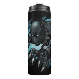 Avengers Classics   Black Panther Tearing Through Thermal Tumbler