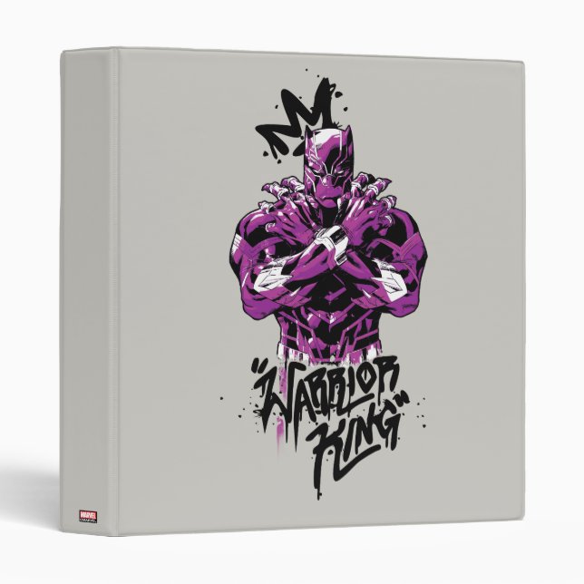 Avengers Classics | Black Panther Warrior King 3 Ring Binder (Front/Spine)