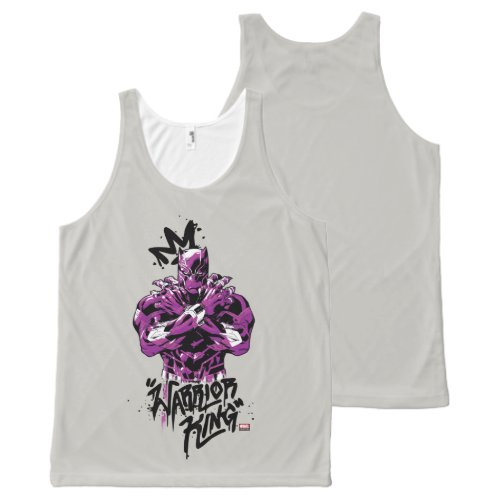Avengers Classics  Black Panther Warrior King All_Over_Print Tank Top