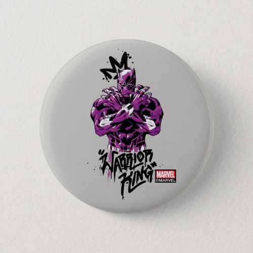 Avengers Classics  Black Panther Warrior King Button