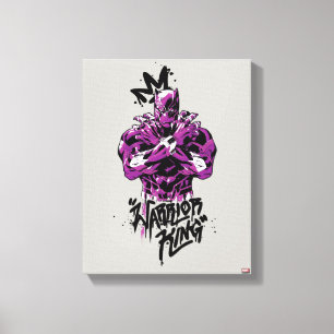 Avengers Classics   Black Panther Warrior King Canvas Print