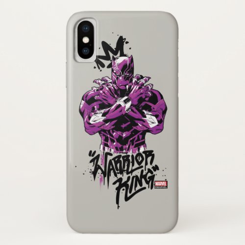 Avengers Classics  Black Panther Warrior King iPhone X Case