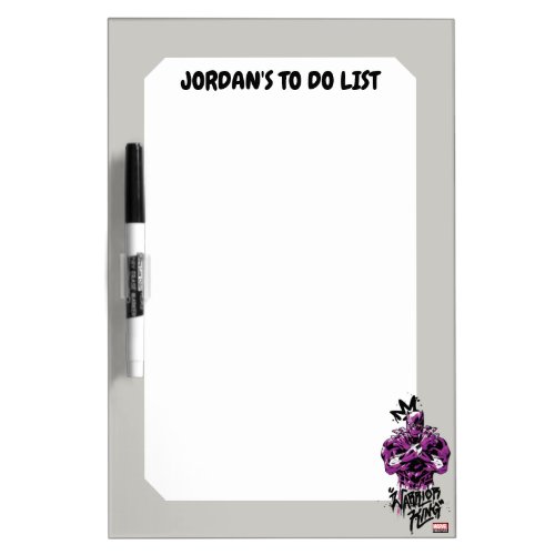 Avengers Classics  Black Panther Warrior King Dry Erase Board