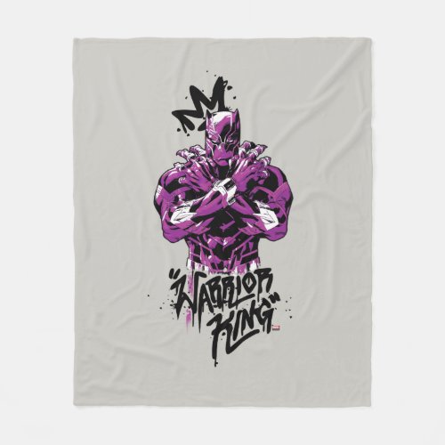 Avengers Classics  Black Panther Warrior King Fleece Blanket
