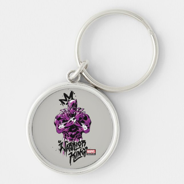 Avengers Classics | Black Panther Warrior King Keychain (Front)