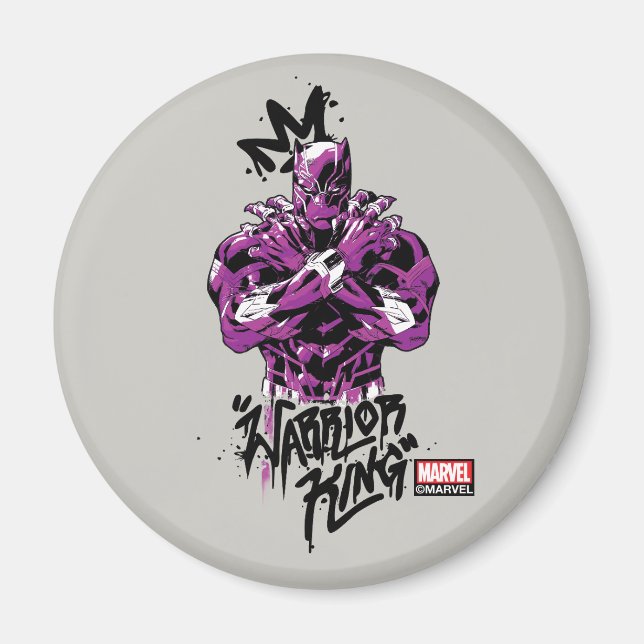 Avengers Classics | Black Panther Warrior King Magnet (Front)