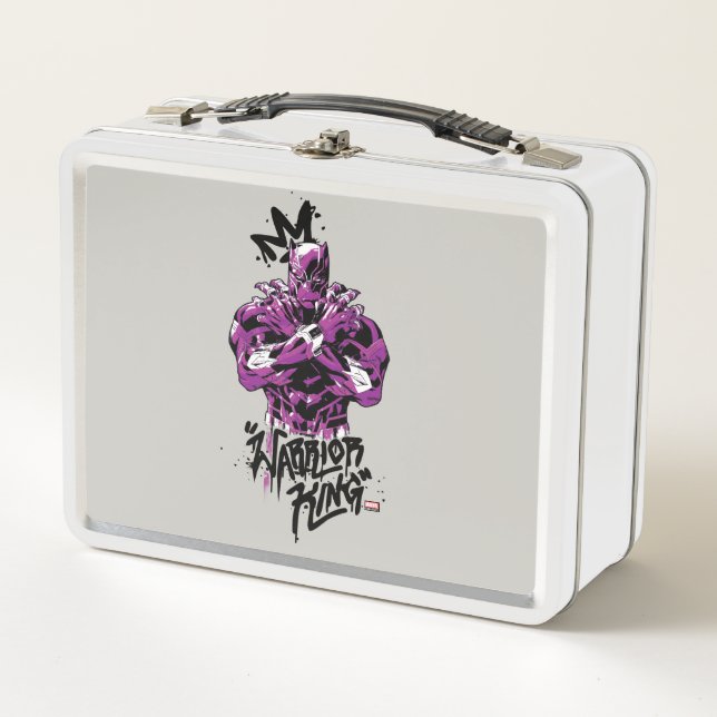 Avengers Classics | Black Panther Warrior King Metal Lunch Box (Front)