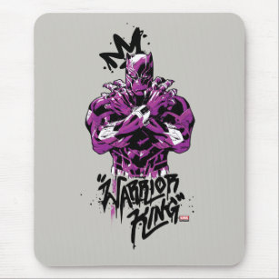 Avengers Classics   Black Panther Warrior King Mouse Pad