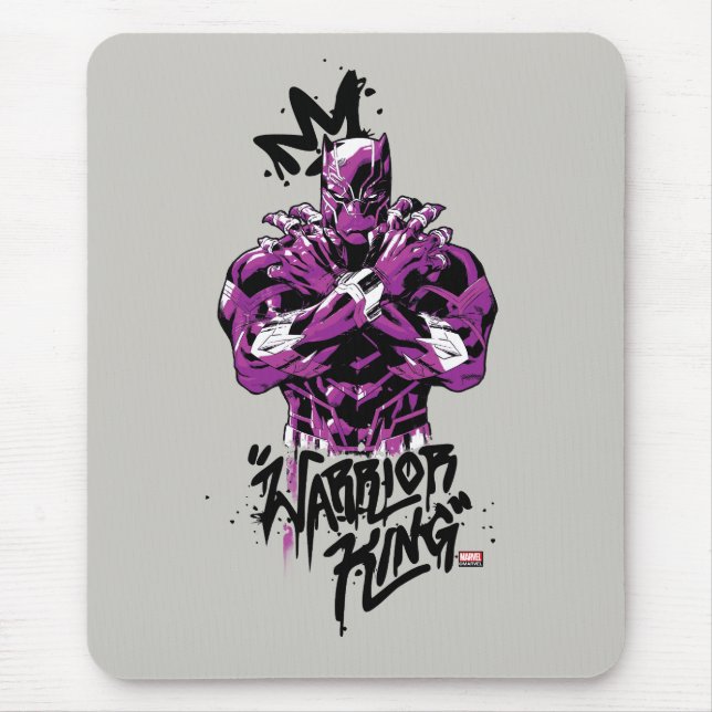 Avengers Classics | Black Panther Warrior King Mouse Pad (Front)