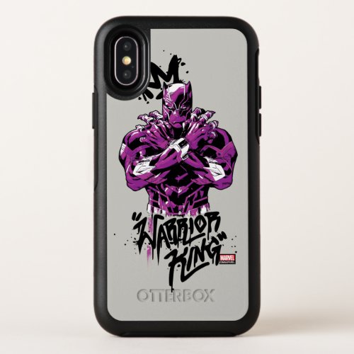Avengers Classics  Black Panther Warrior King OtterBox Symmetry iPhone X Case
