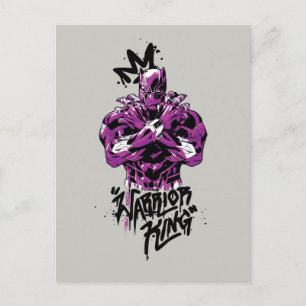 Avengers Classics Black Panther Warrior King Postcard