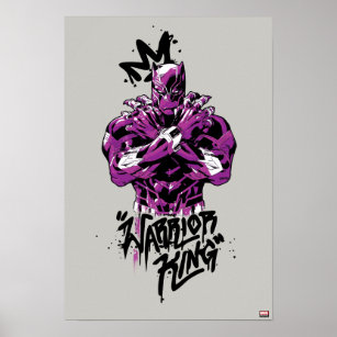 Avengers Classics   Black Panther Warrior King Poster