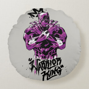 Avengers Classics   Black Panther Warrior King Round Pillow