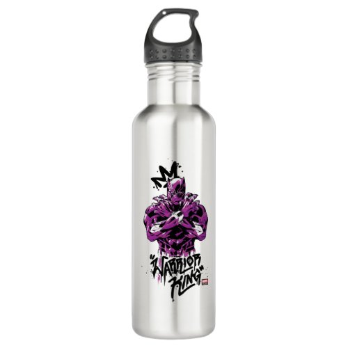 Avengers Classics  Black Panther Warrior King Stainless Steel Water Bottle