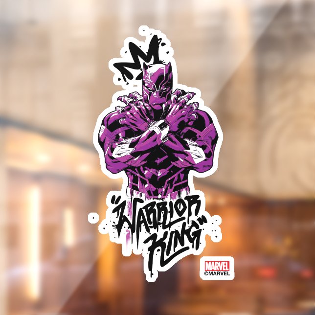 Avengers Classics | Black Panther Warrior King Window Cling (Sheet 2)