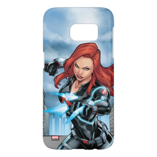 Avengers Classics  Black Widow Attack Samsung Galaxy S7 Case