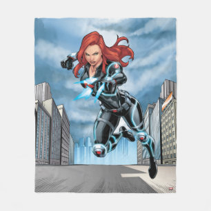 Avengers Classics   Black Widow Attack Fleece Blanket