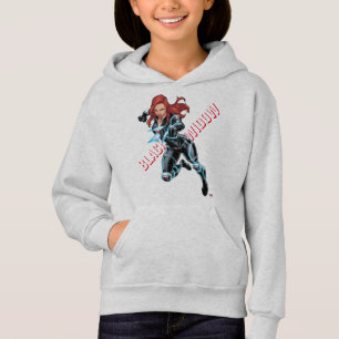 Avengers Classics Black Widow Attack Hoodie