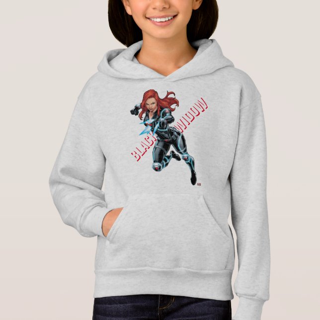 Avengers Classics | Black Widow Attack Hoodie (Front)