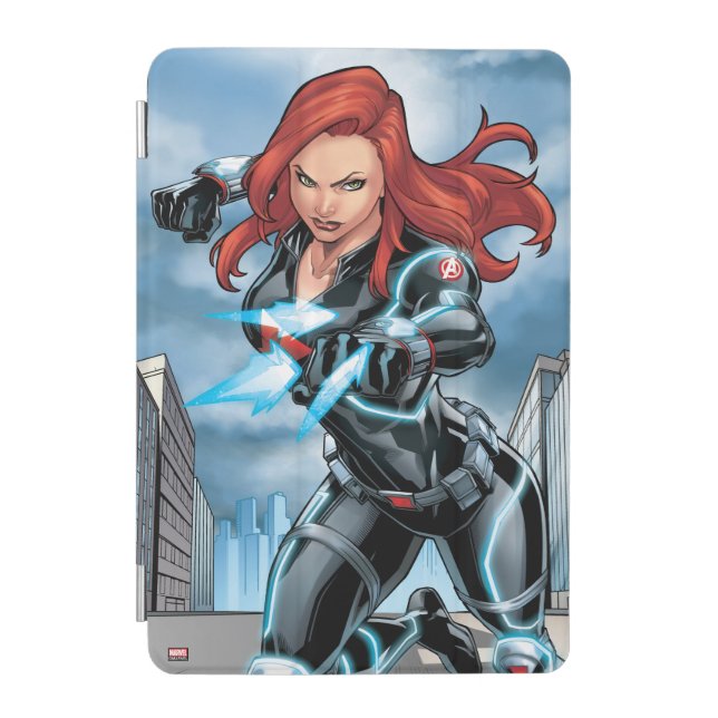 Avengers Classics | Black Widow Attack iPad Mini Cover (Front)