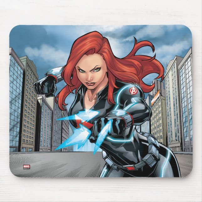 Avengers Classics | Black Widow Attack Mouse Pad (Front)