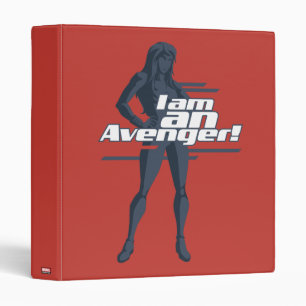 Avengers Classics   Black Widow "I Am" Graphic 3 Ring Binder