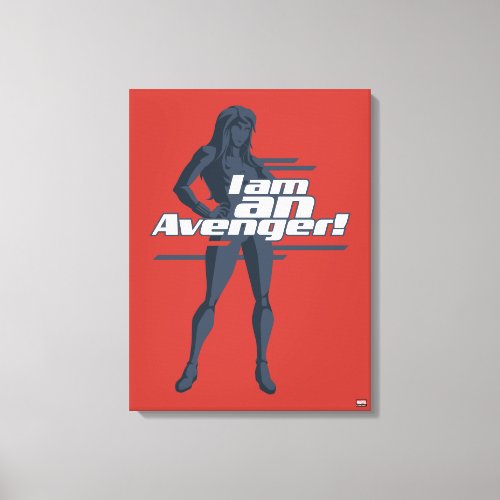 Avengers Classics  Black Widow I Am Graphic Canvas Print