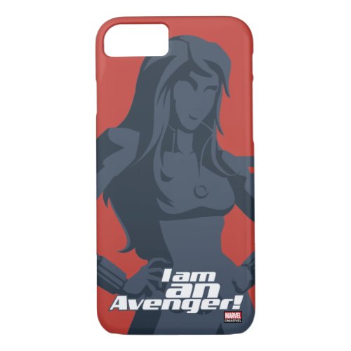 Avengers Classics  Black Widow I Am Graphic iPhone 87 Case