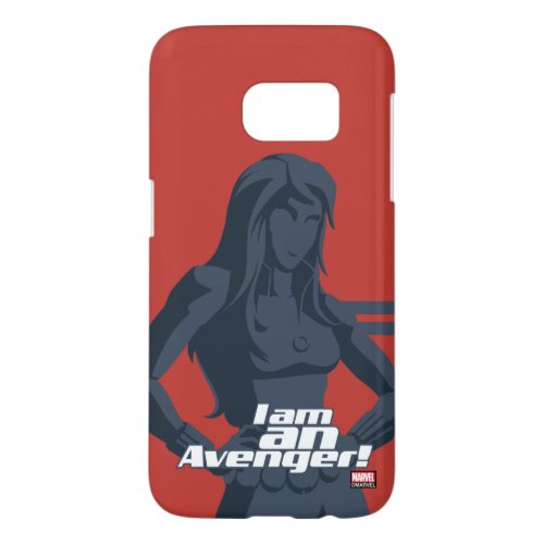 Avengers Classics  Black Widow I Am Graphic Samsung Galaxy S7 Case