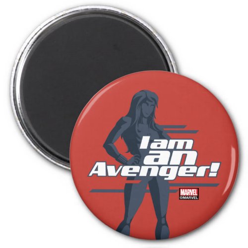 Avengers Classics  Black Widow I Am Graphic Magnet