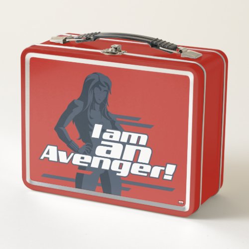 Avengers Classics  Black Widow I Am Graphic Metal Lunch Box