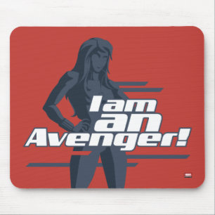 Avengers Classics Black Widow "I Am" Graphic Mouse Pad